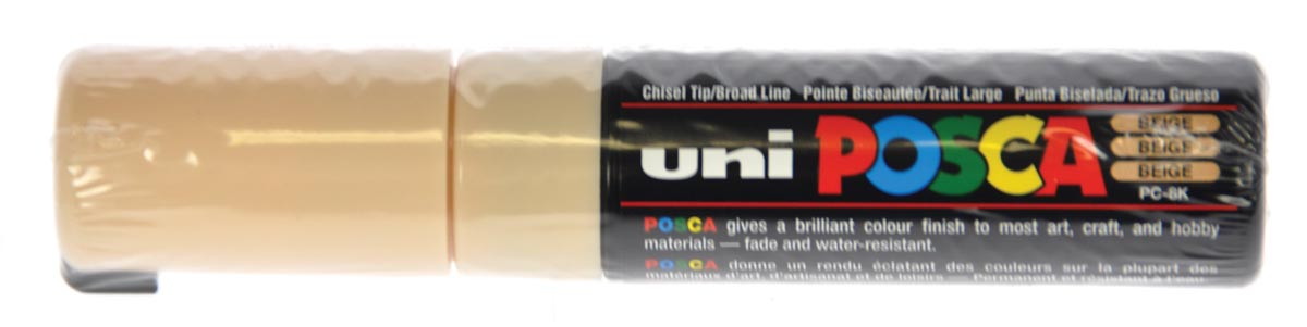 Uni POSCA paintmarker PC-8K, 8 mm, beige afbeelding