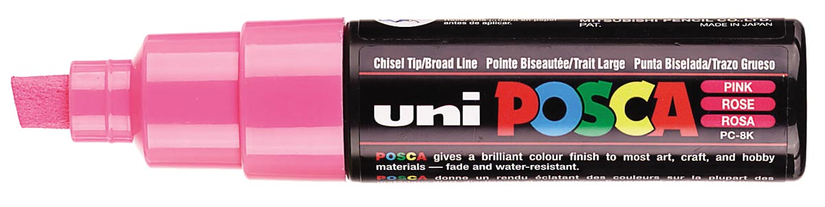 Uni POSCA paintmarker PC-8K, 8 mm, roze afbeelding