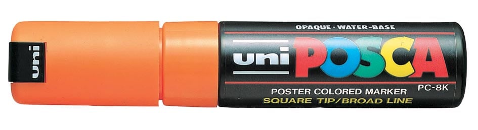 Uni POSCA paintmarker PC-8K, 8 mm, zalmroze afbeelding