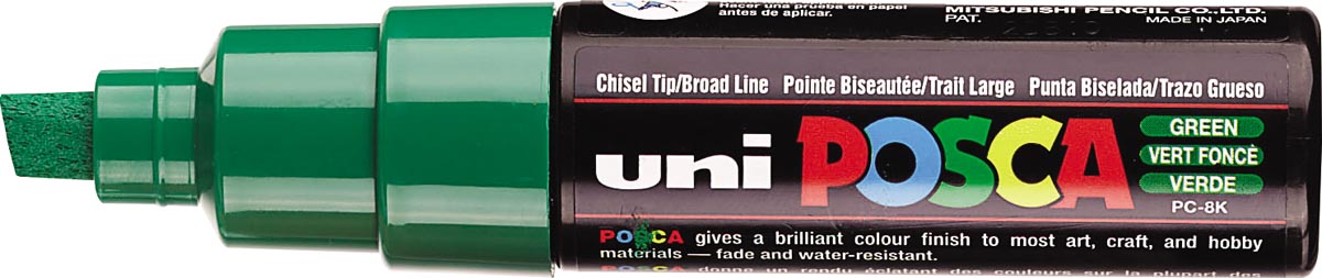 Uni POSCA paintmarker PC-8K, 8 mm, donkergroen afbeelding