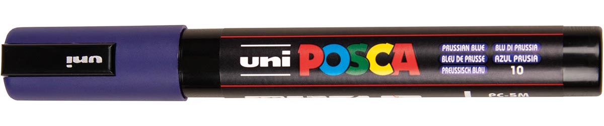 Uni POSCA paintmarker PC-5M, 1,8 - 2,5 mm, pruisisch blauw