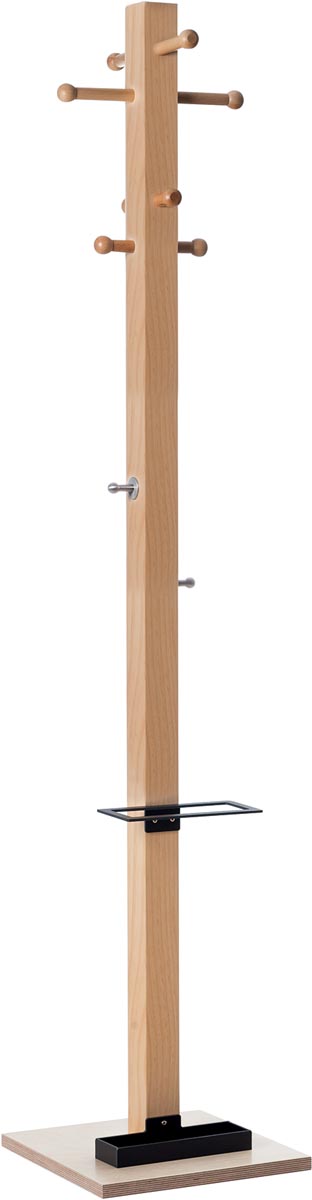 Kapstok Easycloth model B, uit hout, zwart