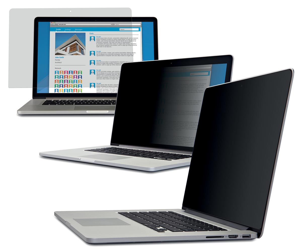 3M privacy filter voor Apple MacBook Pro met retinadisplay, 13 inch
