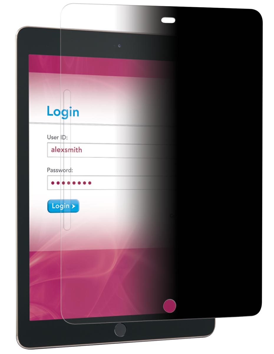 3M privacy filter voor Apple iPad Air, al staand 3M privacy filter voor Apple iPad Air, al staand