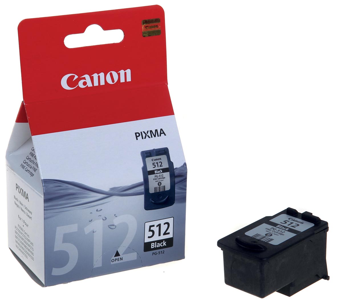 Canon inktcartridge PG512, 401 pagina&apos;s, OEM 2969B001, zwart afbeelding