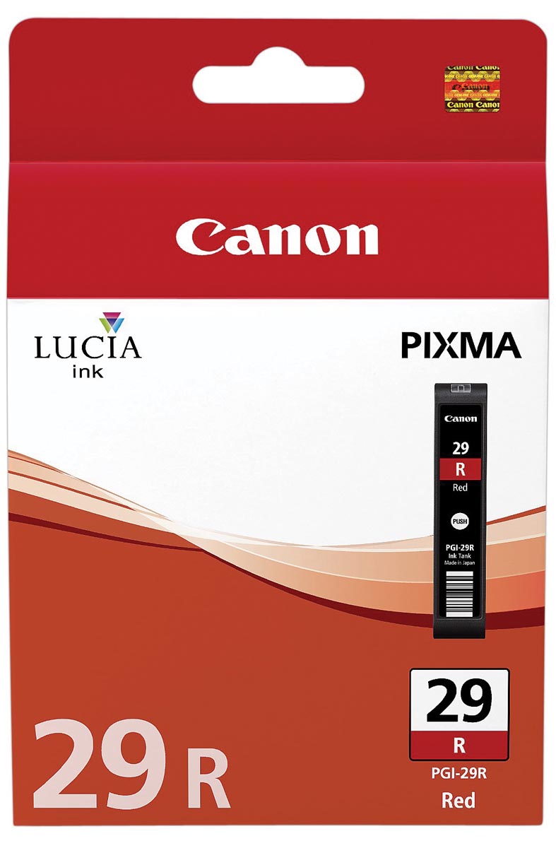 Canon inktcartridge PGI-29R, 2.370 pagina's, OEM 4878B001, rood