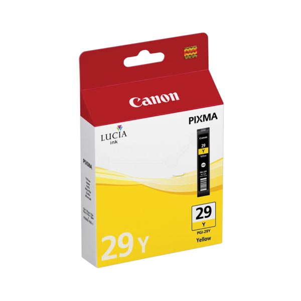 Canon inktcartridge PGI-29Y, 1420 pagina's, OEM 4875B001, geel