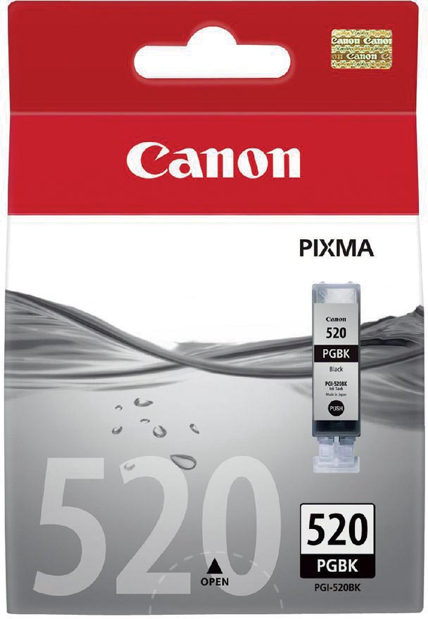 Canon inktcartridge PGI520BK, 324 pagina&apos;s, OEM 2932B001, zwart afbeelding