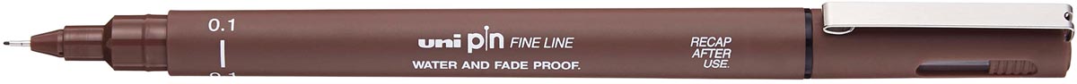 Uni Pin fineliner sepia, 0,1 mm