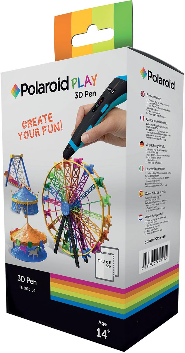 Polaroid 3D pen Play, in ophangdoos Polaroid 3D pen Play, in ophangdoos