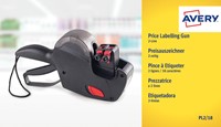 Avery PL2/18 prijstang, zwart-2