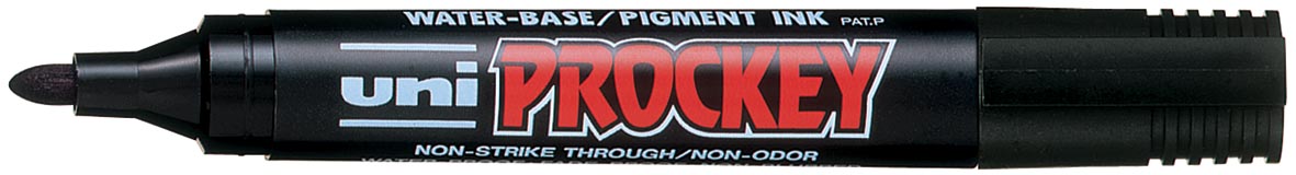 Uni PROCKEY permanent marker PM-122, 1,8 - 2,2 mm, zwart afbeelding
