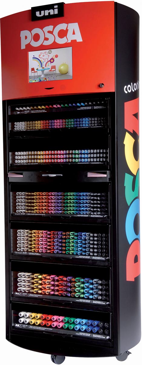 Posca Paintmarkers Display Van 666 Stuks In Geassorteerde Kleuren huismerk kopen in de aanbieding Posca Paintmarkers Display Van 666 Stuks In Geassorteerde Kleuren huismerk kopen in de aanbieding