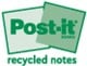 Post-it recycled notes