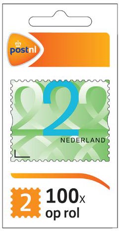 Postzegel nationaal NL, waarde 2, rol van 100 stuks, zelfklevend afbeelding
