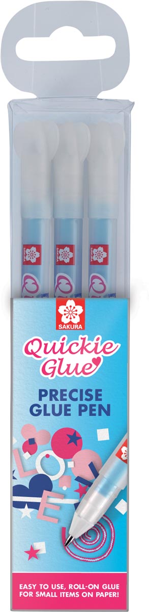 Sakura Quickie Glue lijmpen, etui met 3 stuks afbeelding