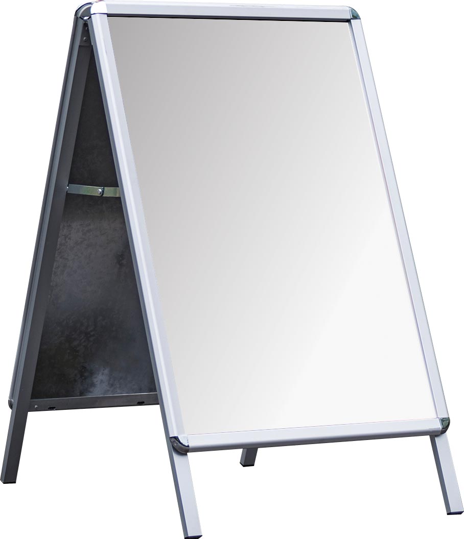 Deflecto stoepbord ft A1, uit aluminium afbeelding