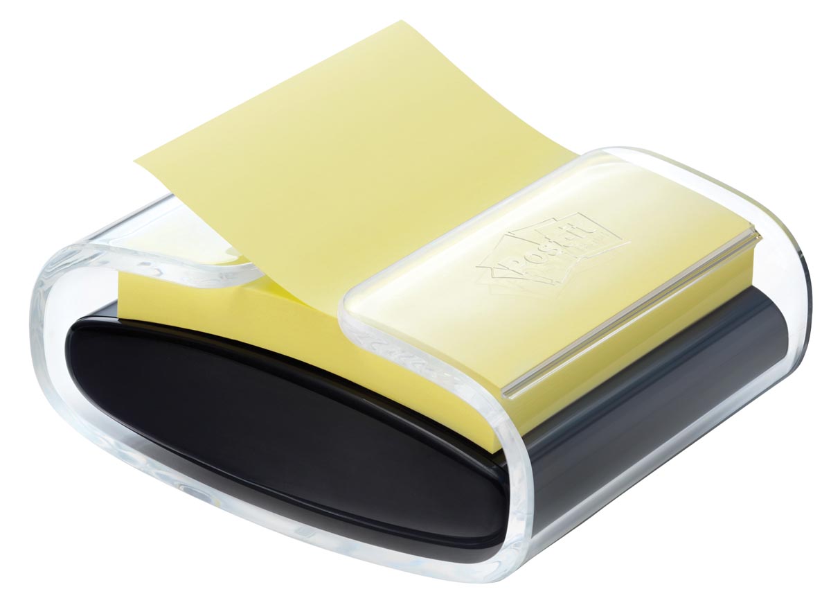 Post-it Super Sticky Z-notes dispenser Pro Color, voor ft 76 x 76 mm, inclusief blok van 90 vel geel afbeelding
