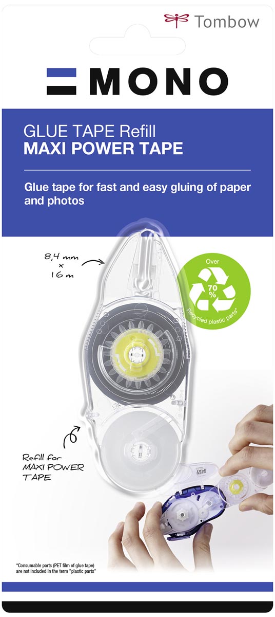 Tombow navulling voor lijmroller Mono Maxi, permanent afbeelding