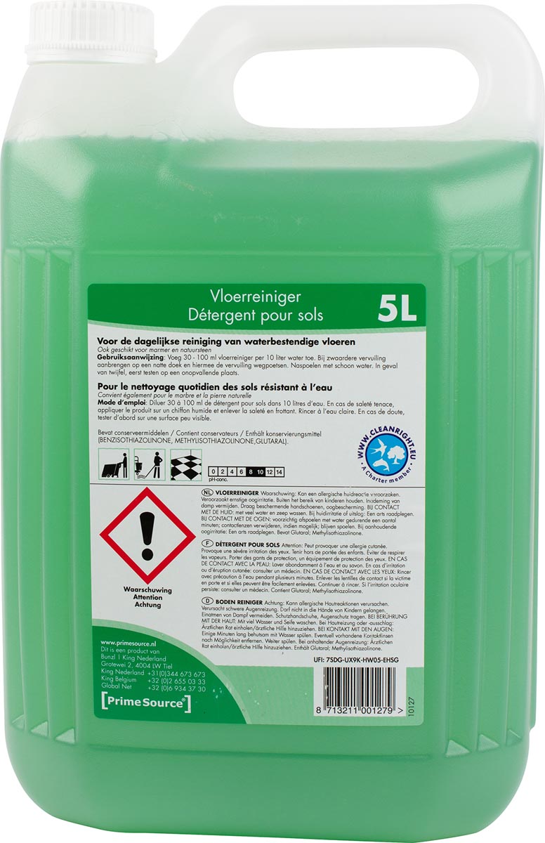 Primesource vloerreiniger, fles van 5 l afbeelding