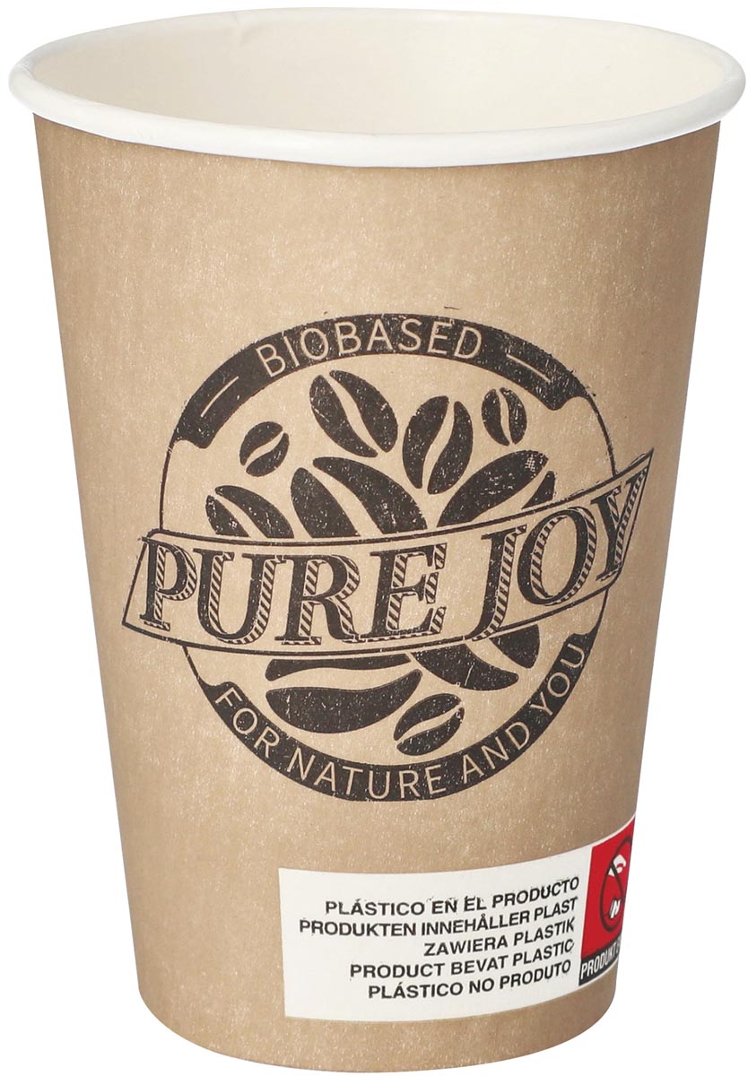 Beker uit karton (pure joy), 180 ml, diameter 70 mm, pak van 80 stuks Beker uit karton (pure joy), 180 ml, diameter 70 mm, pak van 80 stuks