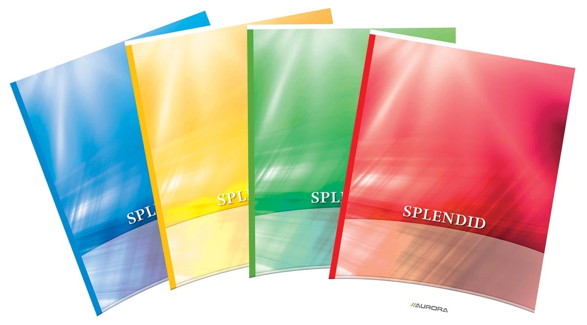 Splendid verslagschrift 72 bladzijden, commercieel geruit Splendid verslagschrift 72 bladzijden, commercieel geruit