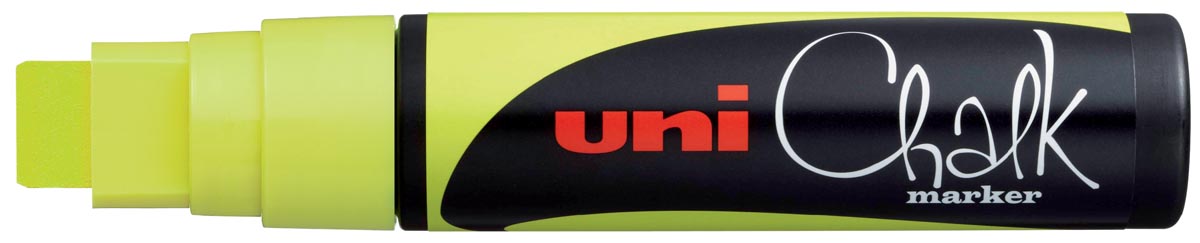 Uni-ball krijtmarker PWE-17K, fluo geel