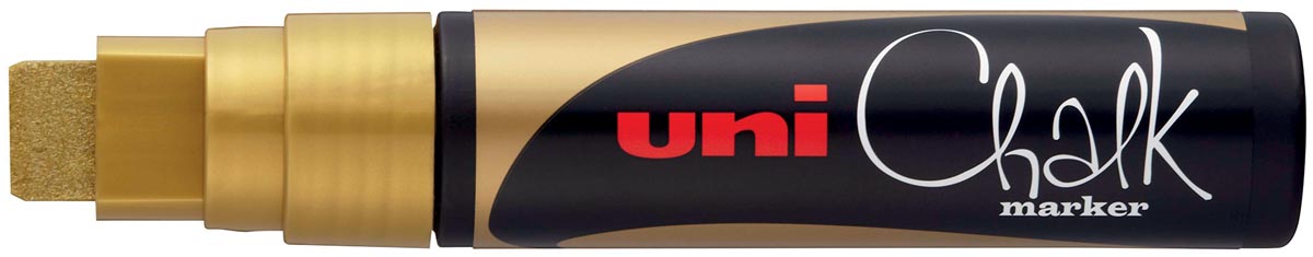 Uni-ball krijtmarker goud, beitelvormige punt 15 mm