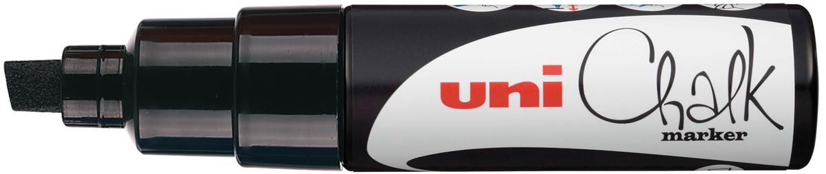 Uni-ball krijtmarker PWE-8K, zwart