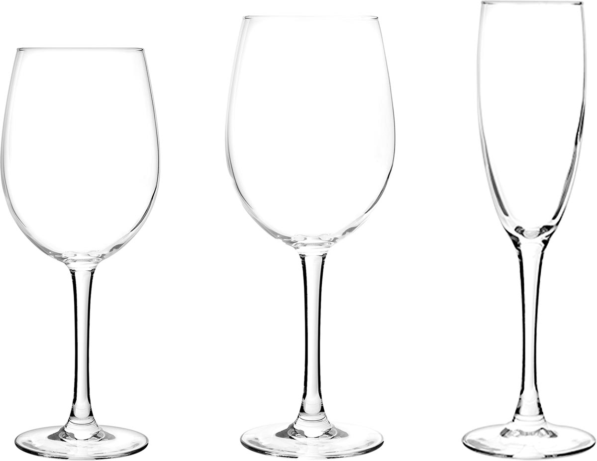 Cosy & Trendy wijn- en champagneglas Moments, geassorteerde set van 18 glazen
