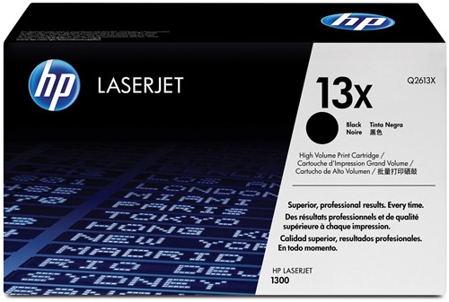 HP toner 13X, 4 000 pagina's, OEM Q2613X, zwart