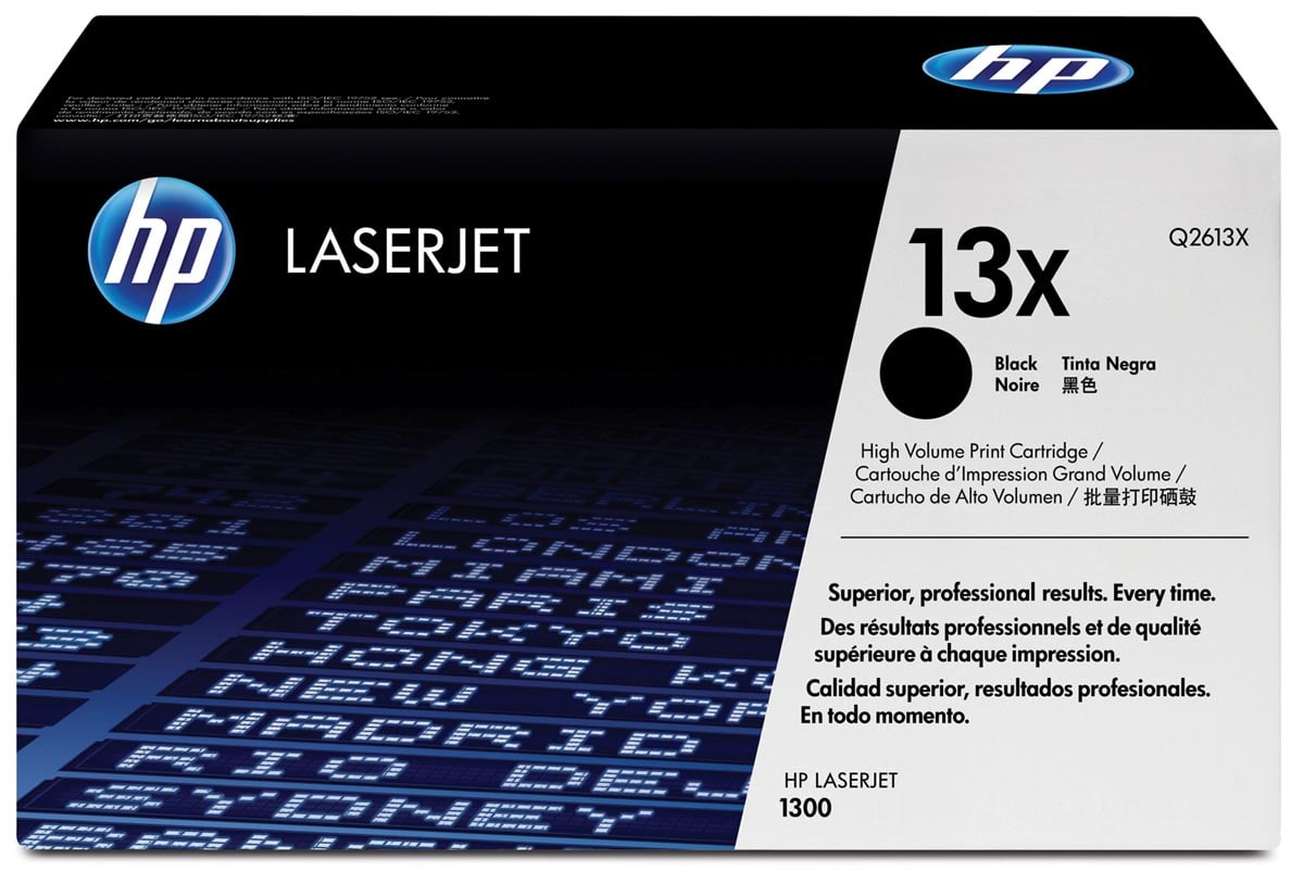 HP toner 13X, 4 000 pagina&apos;s, OEM Q2613X, zwart afbeelding
