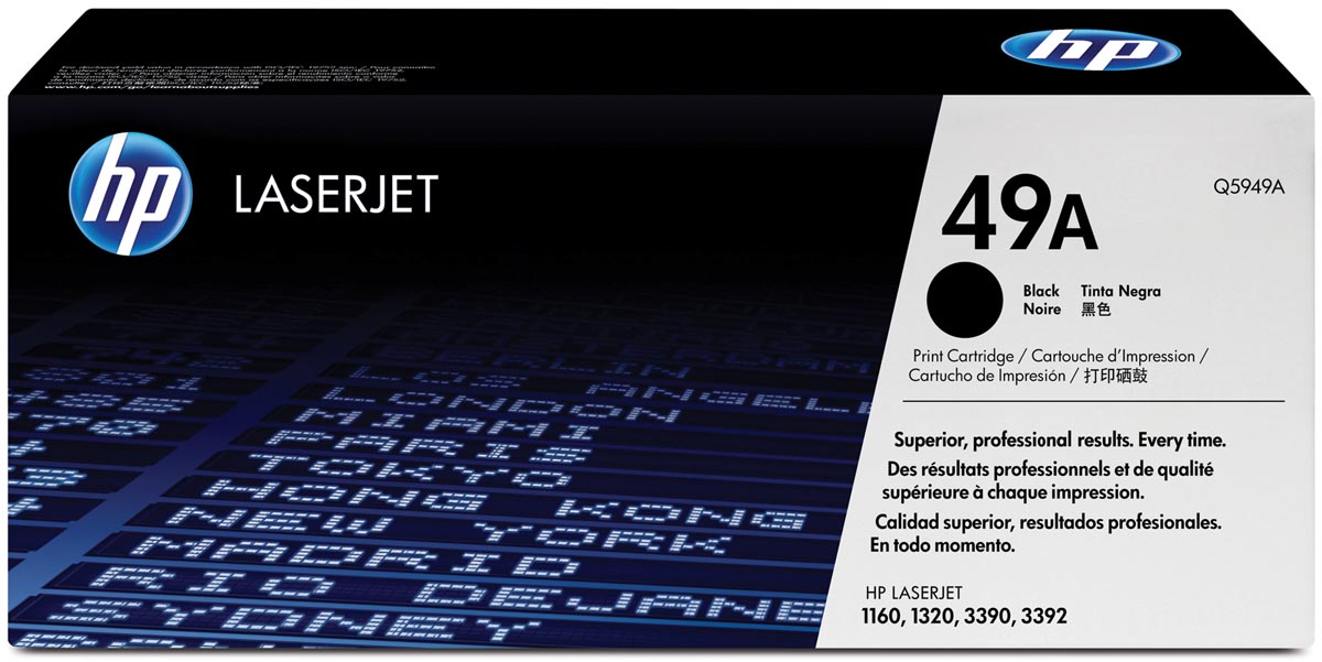 HP toner 49A, 2 500 pagina&apos;s, OEM Q5949A, zwart afbeelding