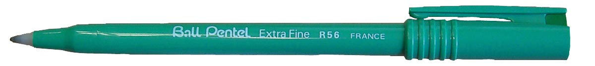 Pentel Roller Ball R50/R56 groen, fijn schrift