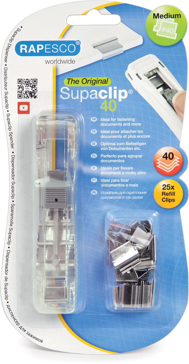 Rapesco Supaclip 40 Doorzichtige Dispenser Op Blister Met 25 Klemmen Uit Roestvrij Staal huismerk kopen in de aanbieding Rapesco Supaclip 40 Doorzichtige Dispenser Op Blister Met 25 Klemmen Uit Roestvrij Staal huismerk kopen in de aanbieding