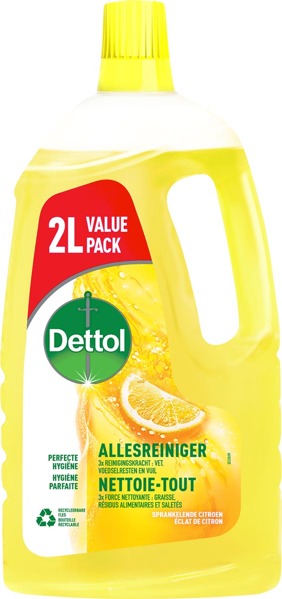Dettol allesreiniger, citroen, fles van 2 l afbeelding