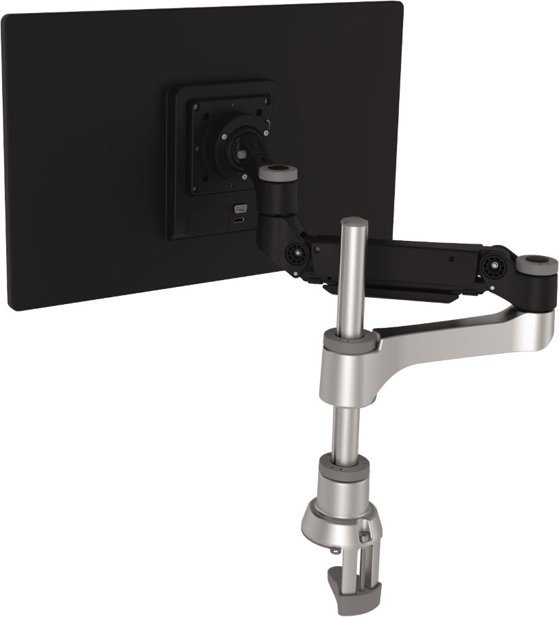 R-Go Caparo 4 monitorarm, enkel, circulair