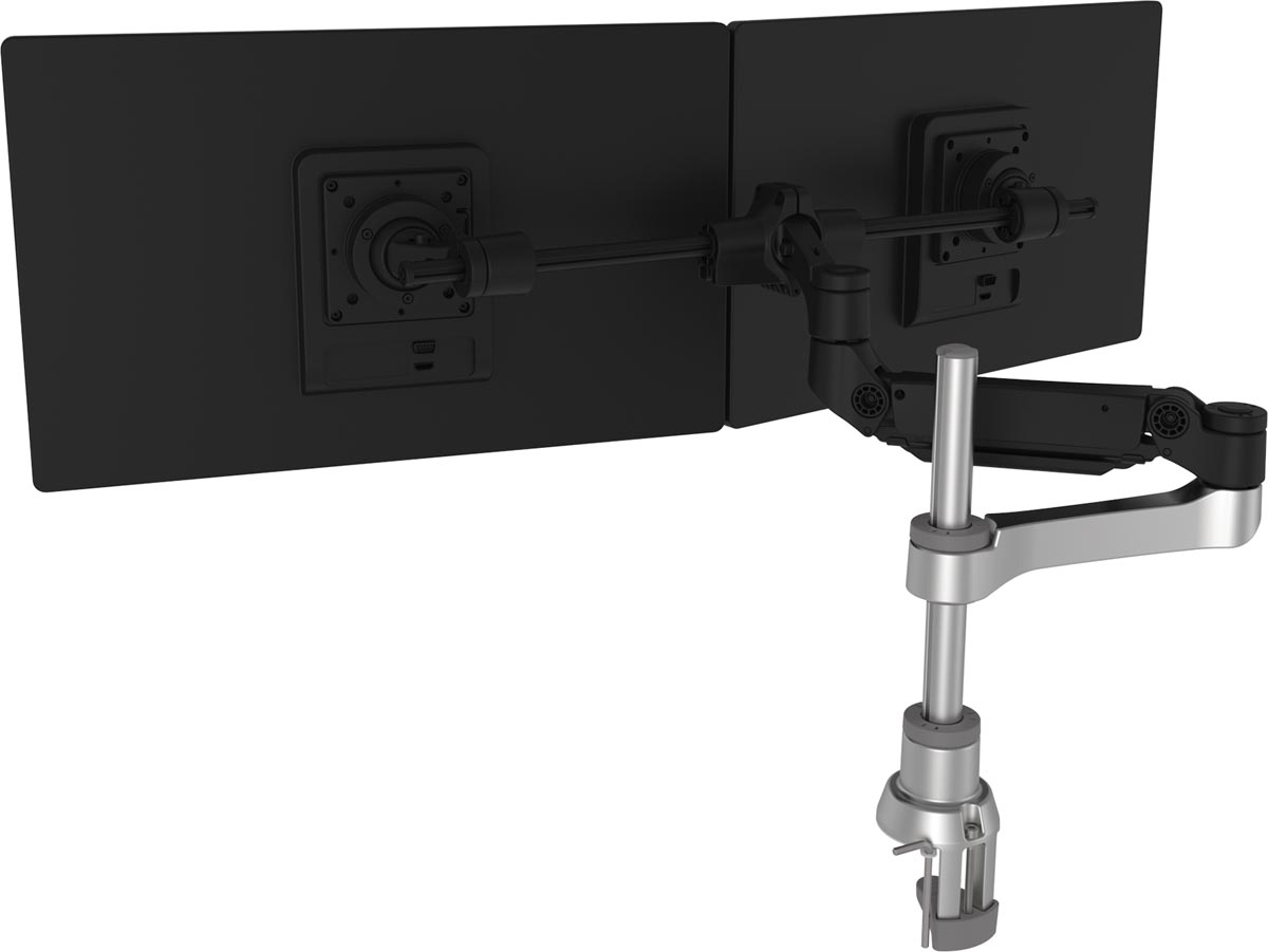 R-Go Caparo 4 Monitorarm + Bar