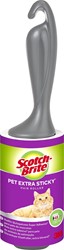 Scotch Brite pluizenkleefroller, extra klevend voor dierenhaar, 48 vellen