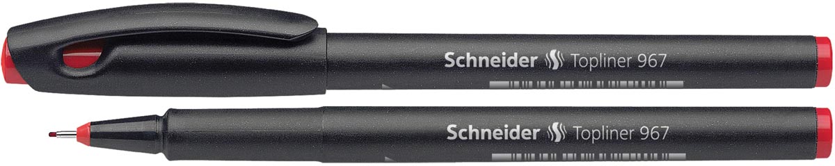 Schneider Fineliner Topliner 967 rood afbeelding