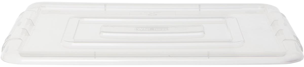 Whitefurze Stack & Store Mini deksel voor opbergdoos 5 liter, transparant afbeelding