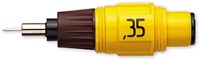 Rotring Isograph tekenkop, 0,35 mm, geel