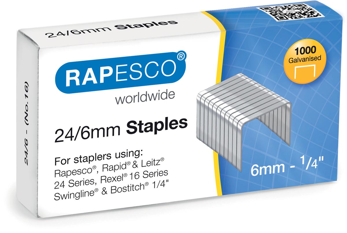 Rapesco Nietjes 246 Mm Verzinkt Doosje Met 1000 huismerk kopen in de aanbieding