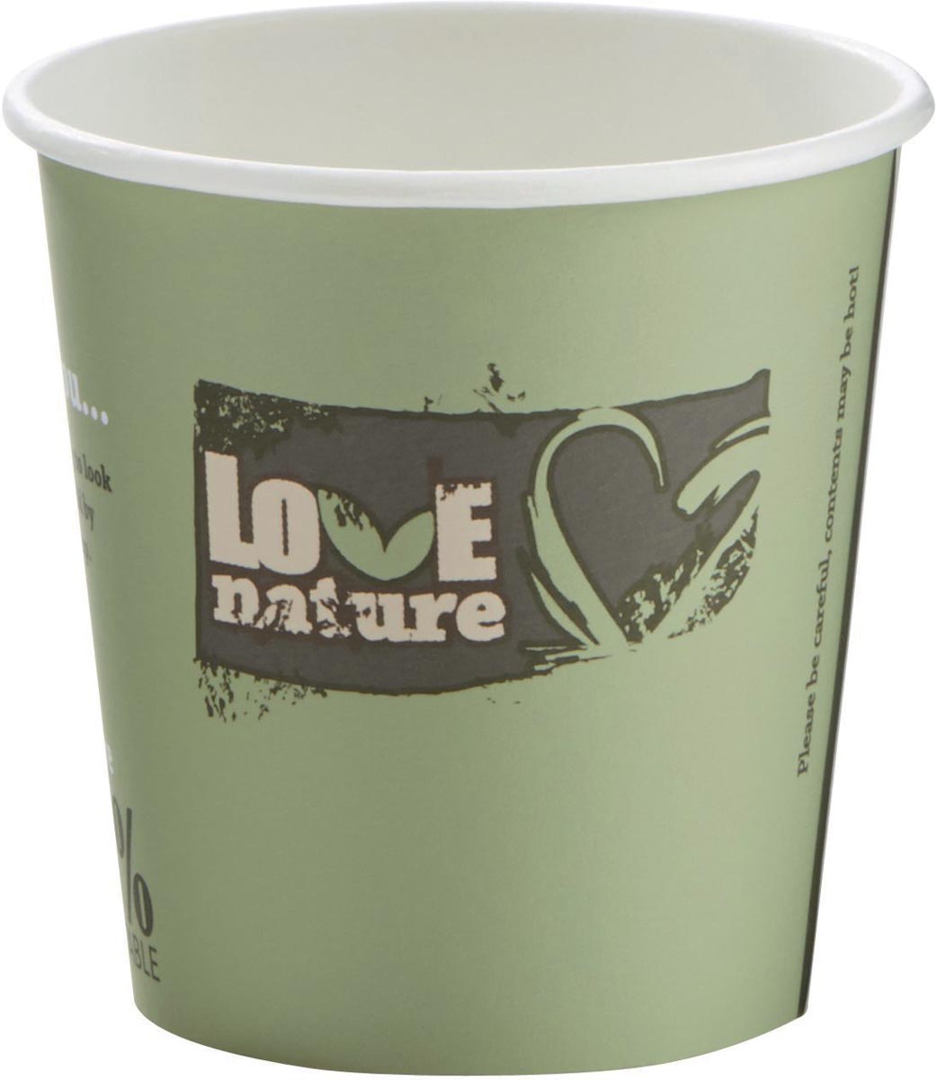 Drinkbeker uit karton, 150ml, pak van 100 stuks