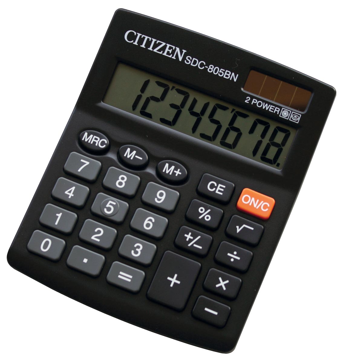 Citizen Allrounder bureaurekenmachine SDC-805BN, zwart