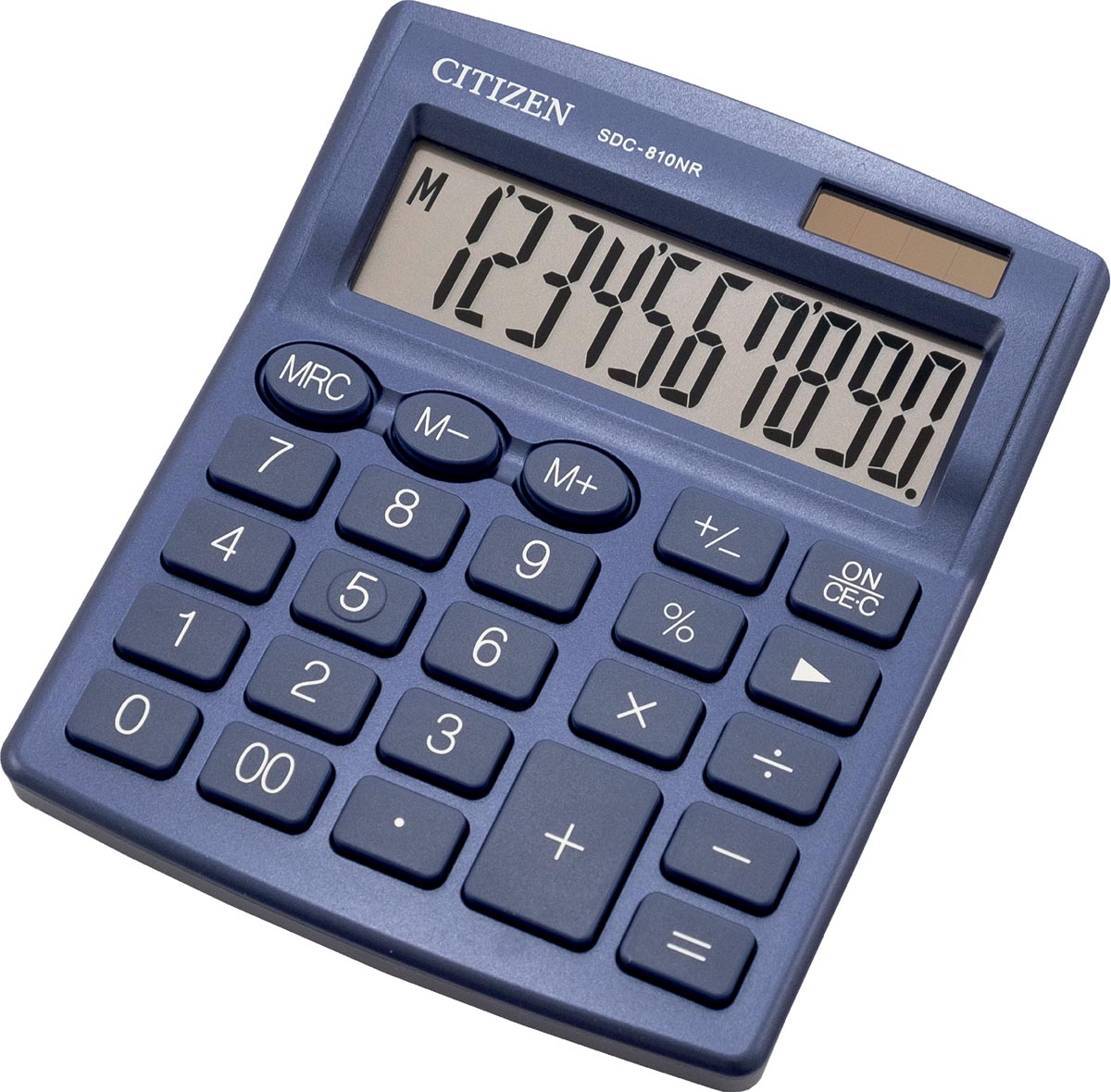Citizen bureaurekenmachine SDC-810, marineblauw