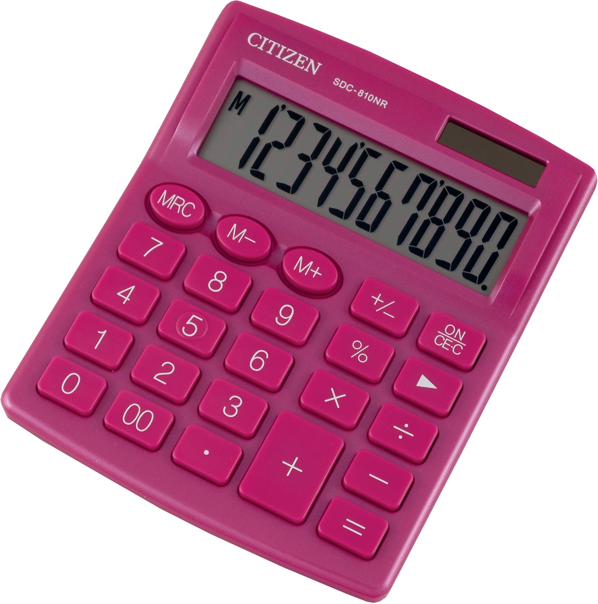 Citizen bureaurekenmachine SDC-810, roze