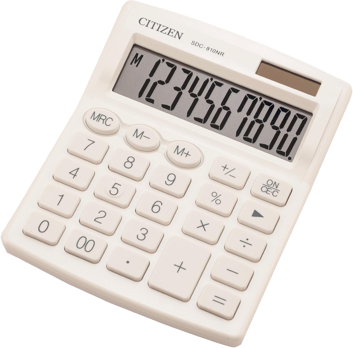 Citizen bureaurekenmachine SDC-810, wit