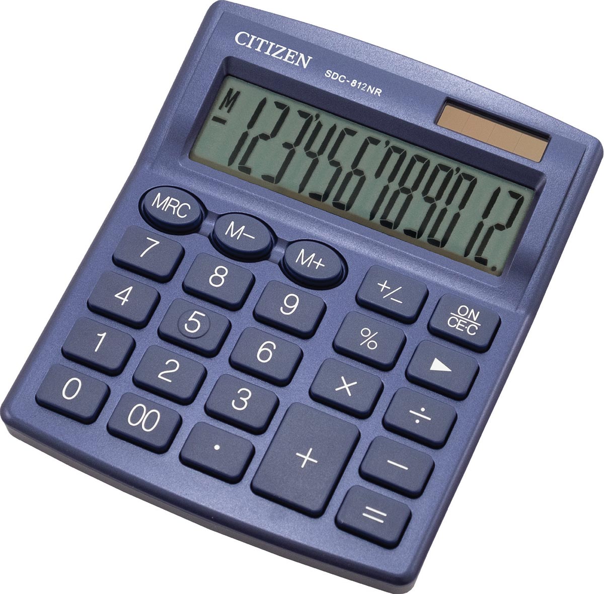 Citizen bureaurekenmachine SDC-812, marineblauw