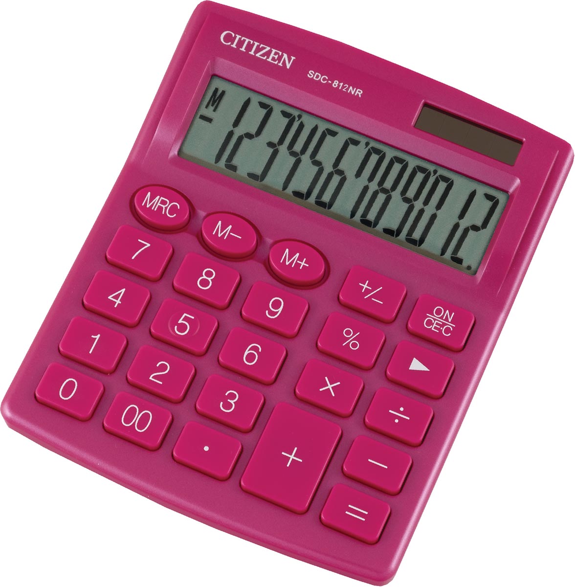 Citizen bureaurekenmachine SDC-812, roze